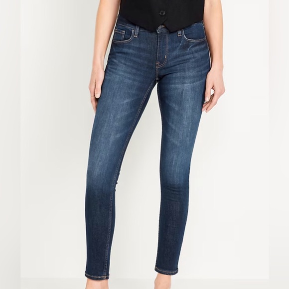 Old Navy Denim - Old Navy Womens Mid-Rise Rockstar Super Skinny Jeans Size 14 Long - Like New